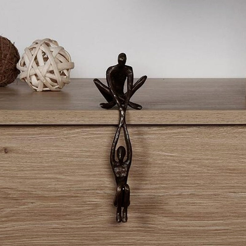HeartUnity Decorative Statue – Elegant Polystone Symbol of Love and Connection for Home Décor, 20.3 x 10.2 cm 1
