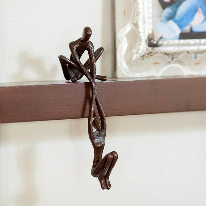 HeartUnity Decorative Statue – Elegant Polystone Symbol of Love and Connection for Home Décor, 20.3 x 10.2 cm 2