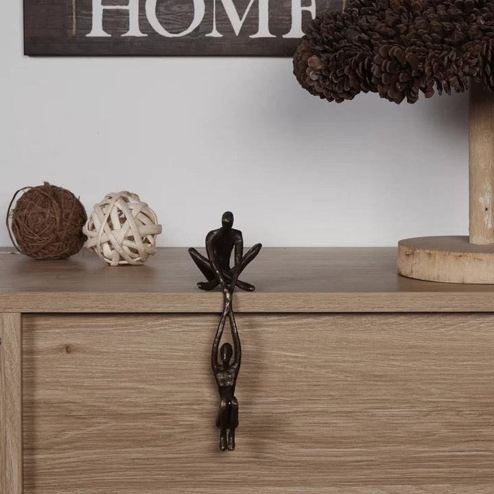 HeartUnity Decorative Statue – Elegant Polystone Symbol of Love and Connection for Home Décor, 20.3 x 10.2 cm 3