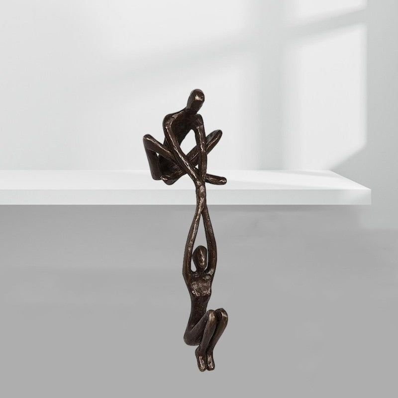 HeartUnity Decorative Statue – Elegant Polystone Symbol of Love and Connection for Home Décor, 20.3 x 10.2 cm 4