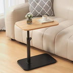 Height-Adjustable Side Table with Wooden Top and Metal Frame – Versatile Design for Living Room and Bedroom 4
