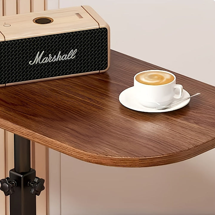 Height-Adjustable Side Table with Wooden Top and Metal Frame – Versatile Design for Living Room and Bedroom 6