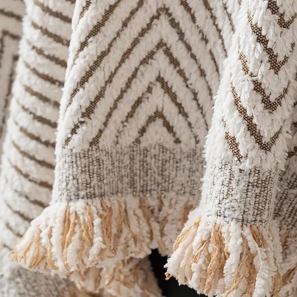 Herringbone Sofa Cover in Premium Microfiber - Stylish Non-Slip Couch Cover for Protection Against Stains and Wear 5