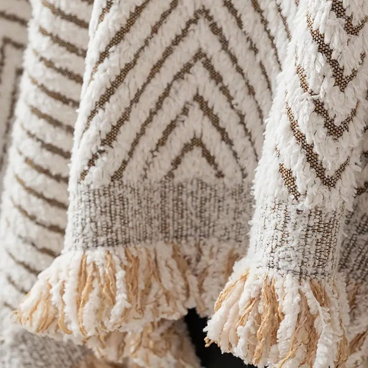 Herringbone Sofa Cover in Premium Microfiber - Stylish Non-Slip Couch Cover for Protection Against Stains and Wear 5
