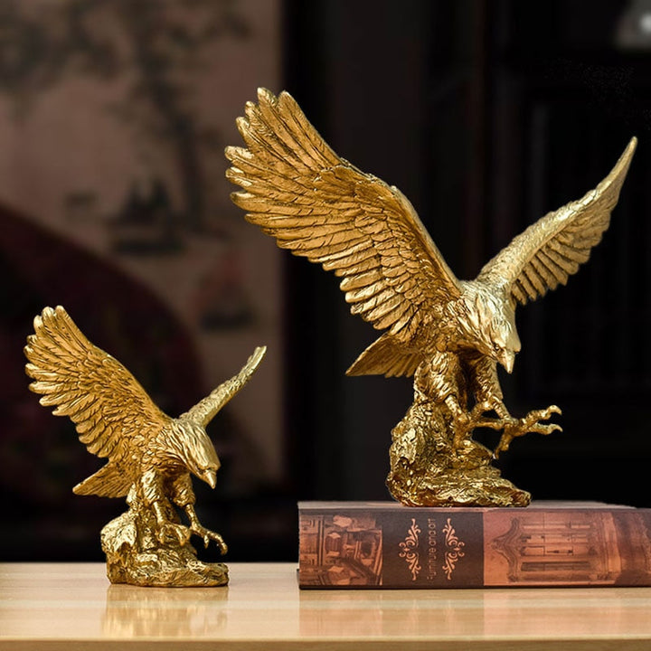 High Quality Resin American Eagle Sculpture for Home and Office Decor – Detailed Wildlife Art 2