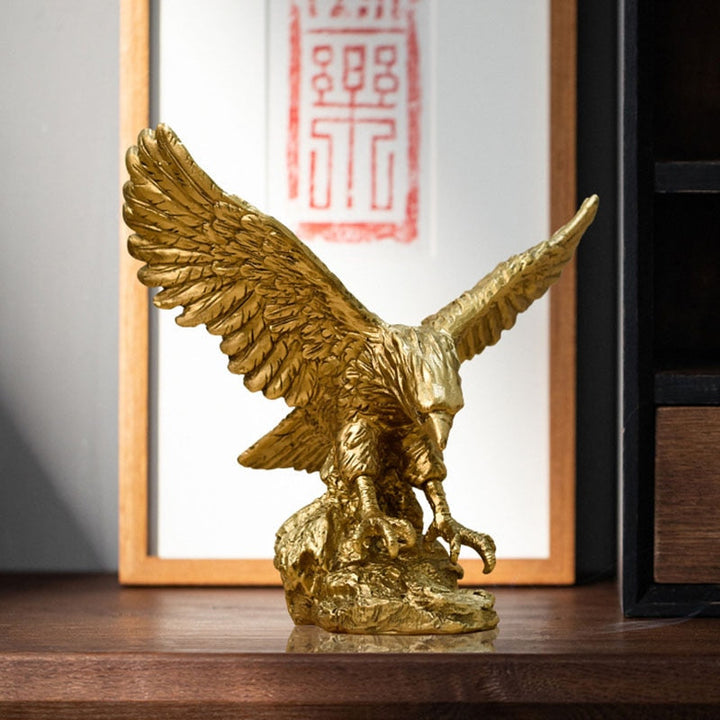 High Quality Resin American Eagle Sculpture for Home and Office Decor – Detailed Wildlife Art 4