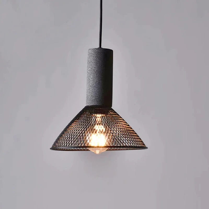 Industrial Pendant Lighting with Concrete and Metal Design – Adjustable Height Hanging Lights for Kitchen Island and Dining Room 5