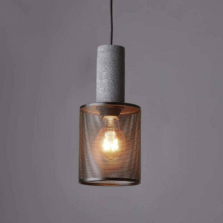 Industrial Pendant Lighting with Concrete and Metal Design – Adjustable Height Hanging Lights for Kitchen Island and Dining Room 7