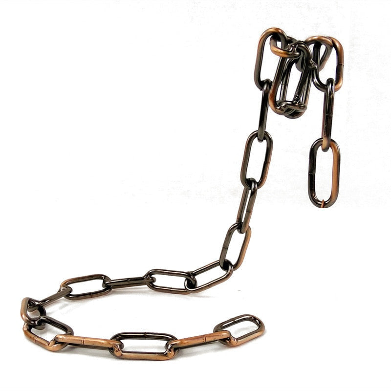 Iron Wine Holder with Chain Loop – Unique Table Display for One Bottle, Compact Design, Durable Construction 3