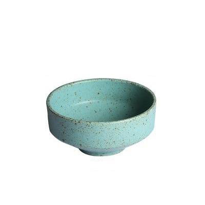 Jade Stoneware Ceramic Dinnerware Set – Vintage Glazed Porcelain with Unique Shapes 10