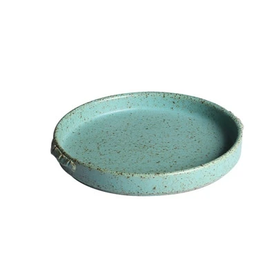 Jade Stoneware Ceramic Dinnerware Set – Vintage Glazed Porcelain with Unique Shapes 9