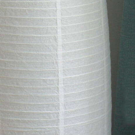 Japandi Floor Lamp with Rice Paper Column Design – Minimalist Style for Warm Ambient Lighting 4