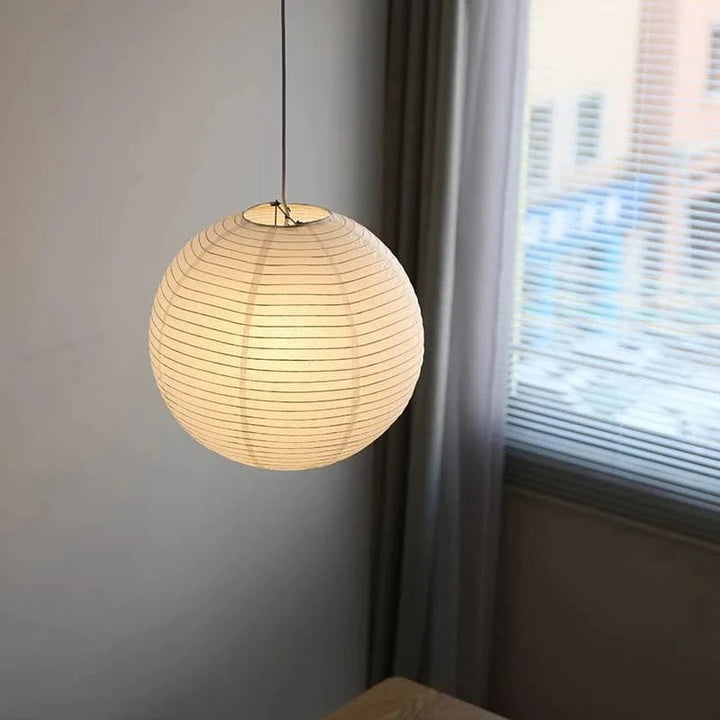 Japandi Pendant Lamp – Elegant Rice Paper Lighting for Cozy Ambiance in Living Room and Bedroom 5