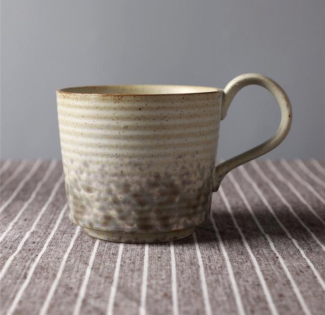 Japanese-Inspired Ceramic Cups and Mugs with Textured Grip – 6 oz Capacity 13
