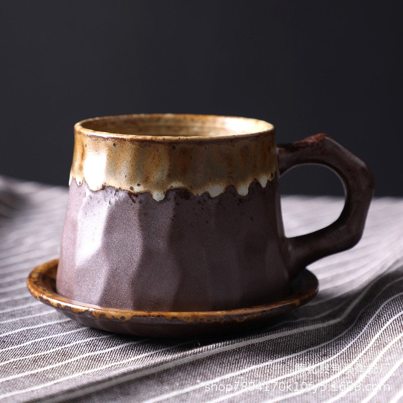 Japanese-Inspired Ceramic Cups and Mugs with Textured Grip – 6 oz Capacity 16