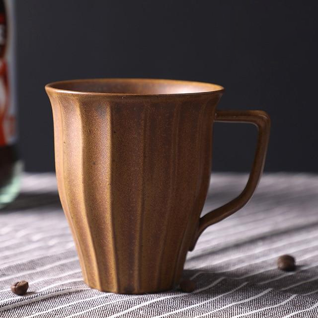 Japanese-Inspired Ceramic Cups and Mugs with Textured Grip – 6 oz Capacity 17