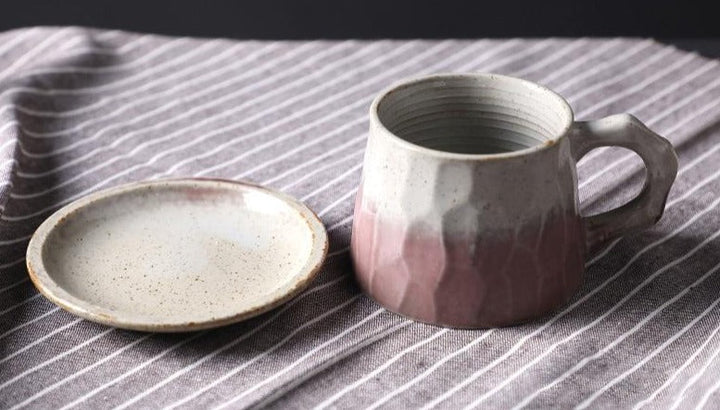 Japanese-Inspired Ceramic Cups and Mugs with Textured Grip – 6 oz Capacity 3