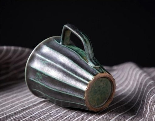 Japanese-Inspired Ceramic Cups and Mugs with Textured Grip – 6 oz Capacity 5