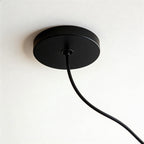 Japanese Minimalist Paper Pendant Light Fixture with Adjustable Height – Warm White Ceiling Light for Kitchen, Dining, and Living Spaces 5