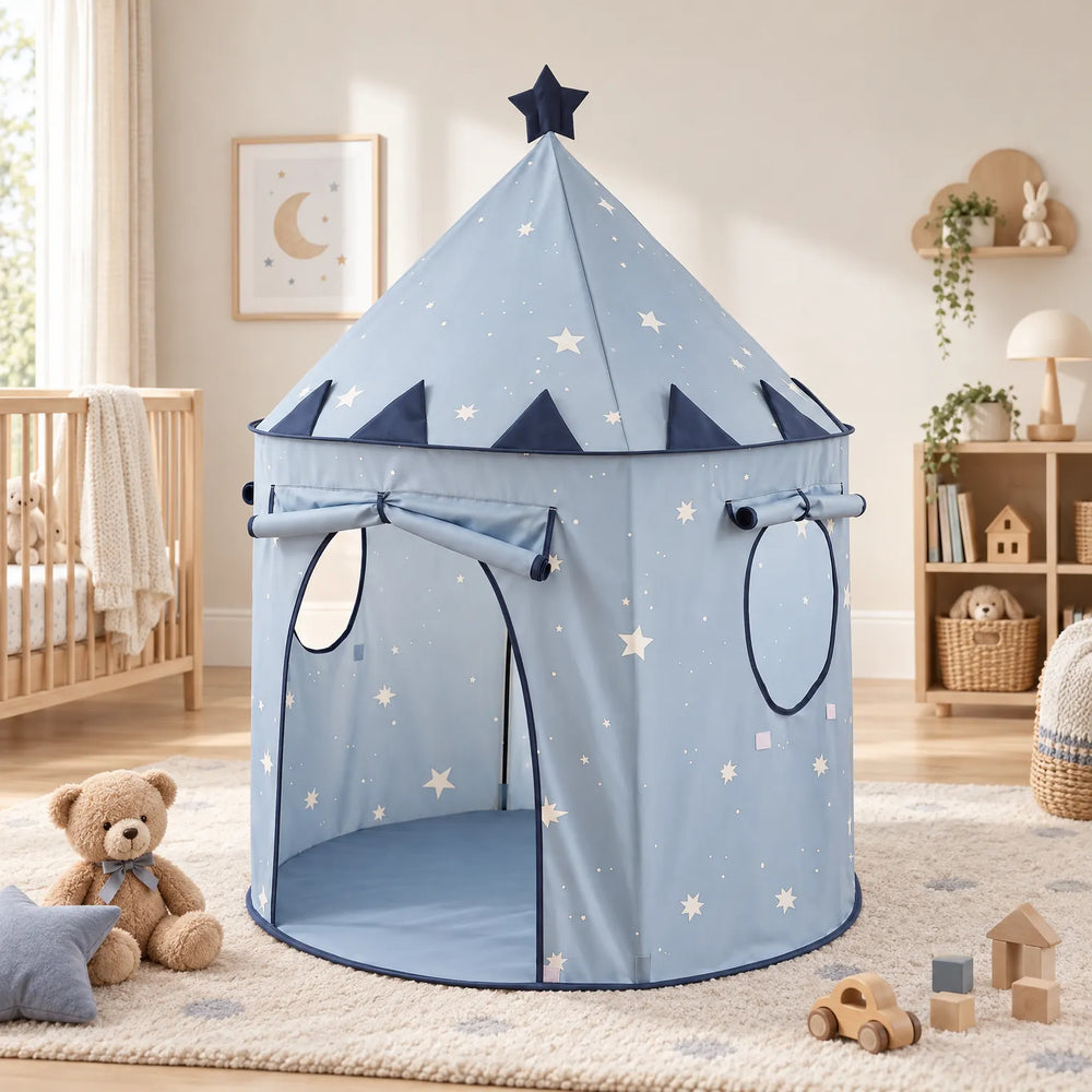 Kids Pop Up Play Tent - Indoor Children's Tent with Water-Resistant Polyester, Quick Assembly, and Peek-A-Boo Window for Cozy Play 1