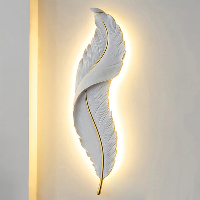 LED Wall Lamp with Dimming Function – Modern Spring Design in Black or White 0