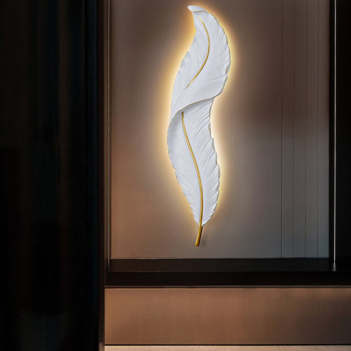 LED Wall Lamp with Dimming Function – Modern Spring Design in Black or White 5