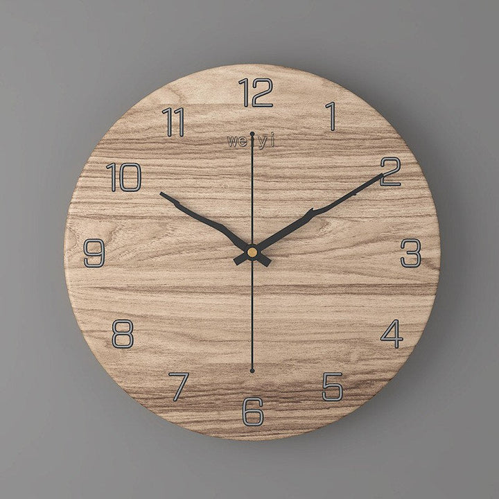 Large Modern Wall Clock with Marble Look and Silent Quartz Movement – 30cm Diameter Wall Clock Decor 4