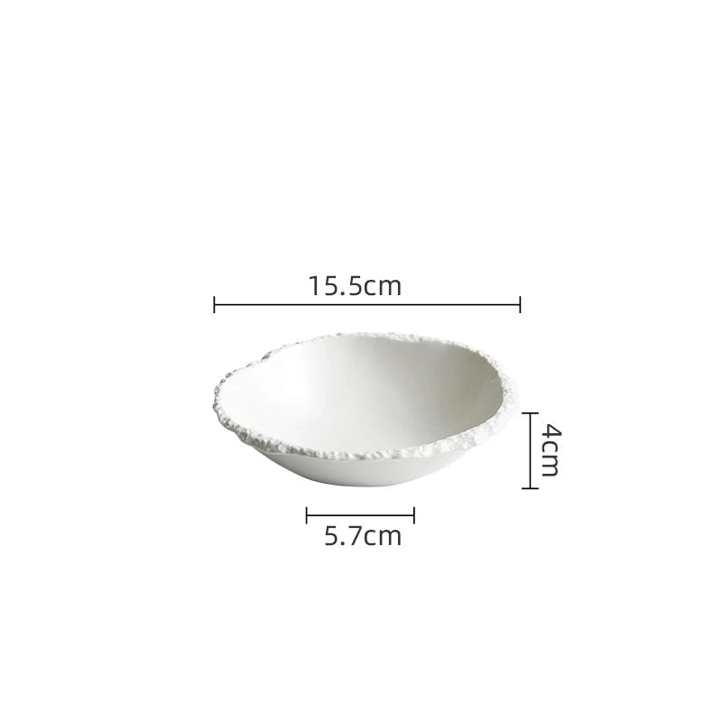 Large Rustic Ceramic Serving Bowl – Handcrafted Porcelain Large Salad Bowl for Hearty Meals, Dishwasher Safe 4