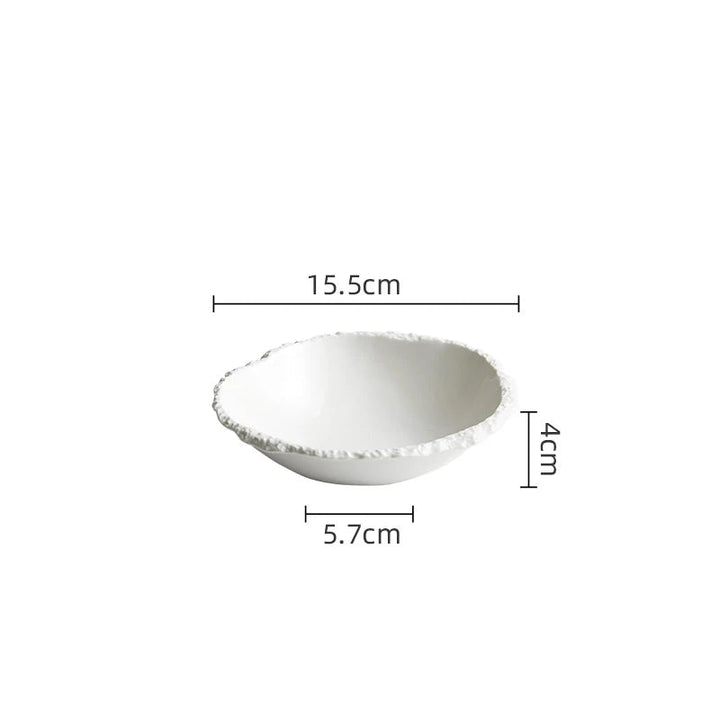 Large Rustic Ceramic Serving Bowl – Handcrafted Porcelain Large Salad Bowl for Hearty Meals, Dishwasher Safe 4