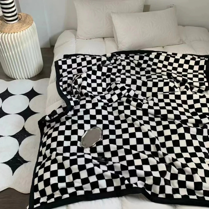 Lethe Flannel Plaid Blanket – Super Soft and Warm Throw for Sofa and Bedroom 2
