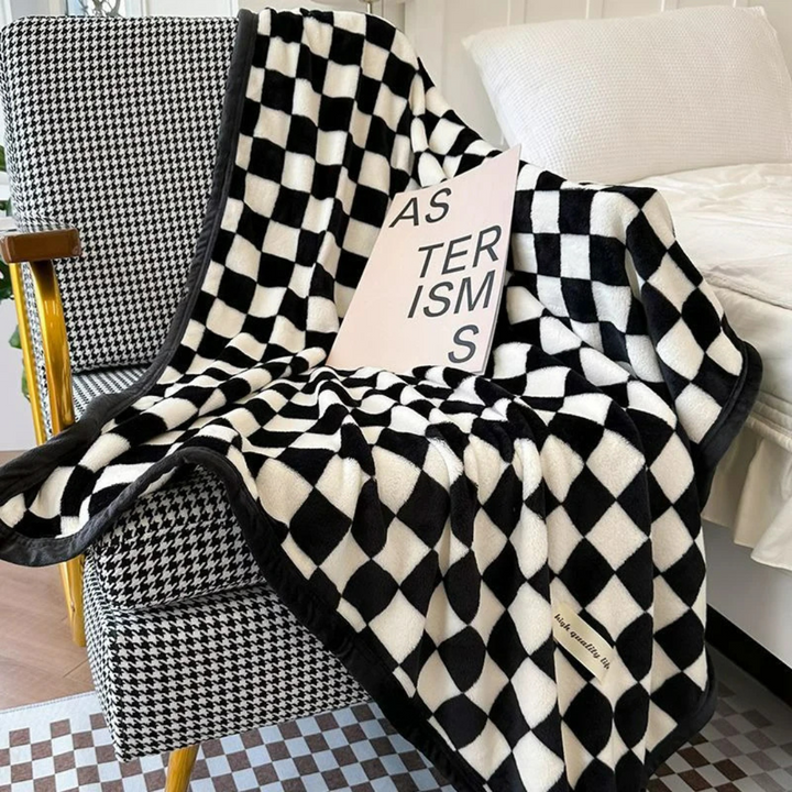Lethe Flannel Plaid Blanket – Super Soft and Warm Throw for Sofa and Bedroom 3