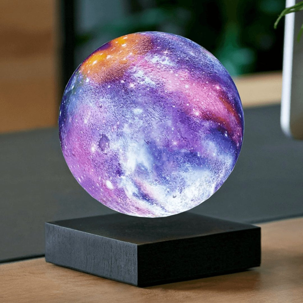 Levitating Galaxy Moon Lamp with 16 Colors and Remote Control – 3D Printed Lunar Design for Home Decor 1
