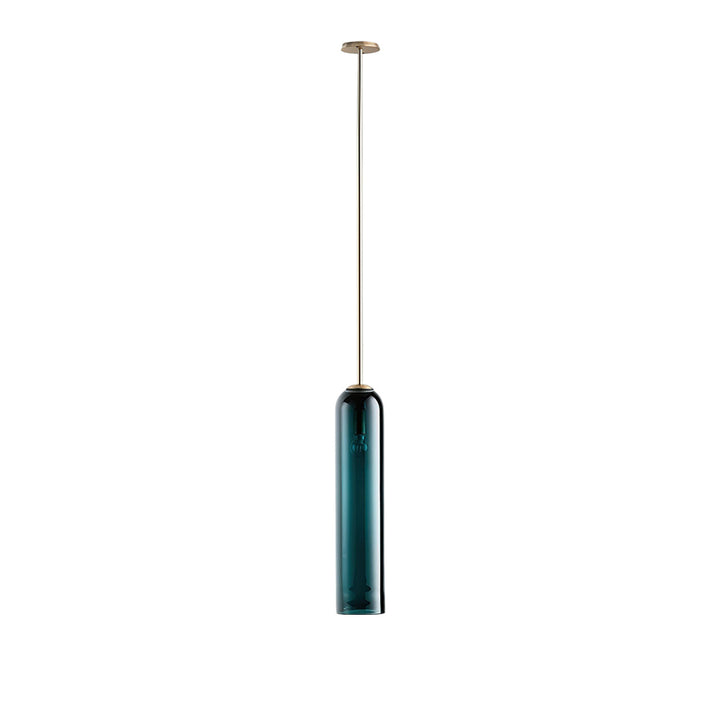 Long Tube Glass Pendant Lighting – Adjustable Height Modern Hanging Lights for Kitchen Island – Multiple Color Options 1