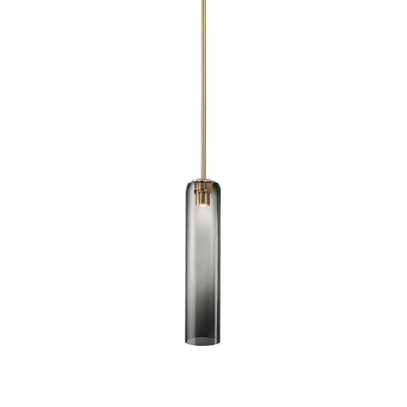 Long Tube Glass Pendant Lighting – Adjustable Height Modern Hanging Lights for Kitchen Island – Multiple Color Options 13