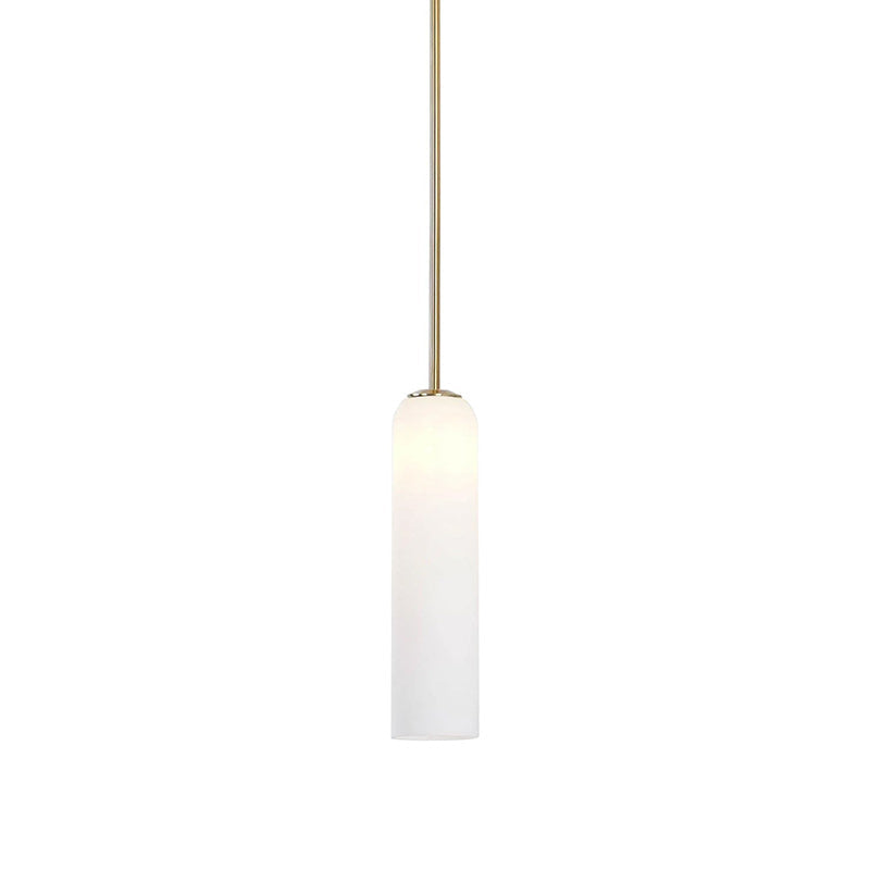 Long Tube Glass Pendant Lighting – Adjustable Height Modern Hanging Lights for Kitchen Island – Multiple Color Options 20