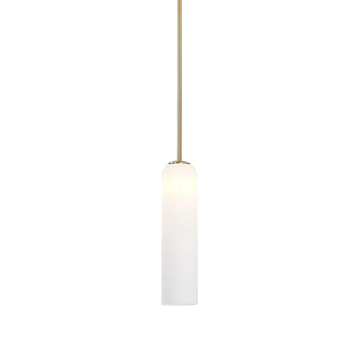Long Tube Glass Pendant Lighting – Adjustable Height Modern Hanging Lights for Kitchen Island – Multiple Color Options 20