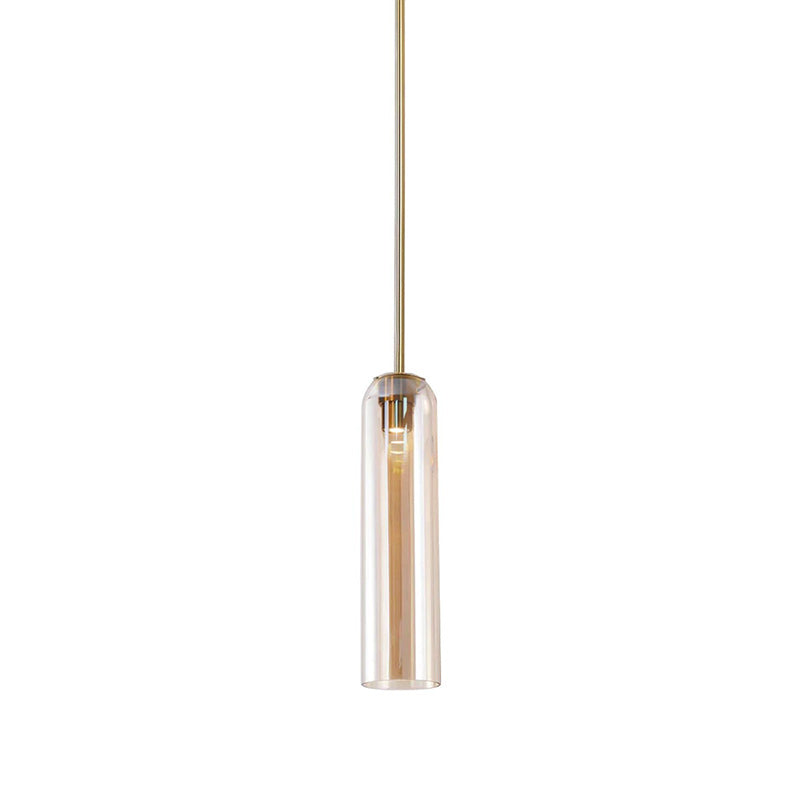 Long Tube Glass Pendant Lighting – Adjustable Height Modern Hanging Lights for Kitchen Island – Multiple Color Options 21