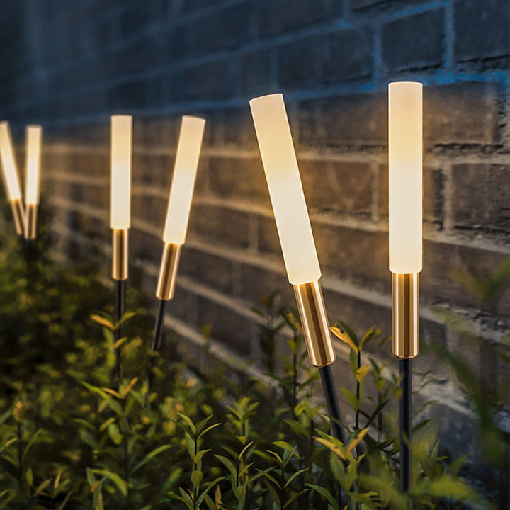 Low Voltage Landscape Lighting - Solar Outdoor Lights with Stainless Steel Frame, Warm White 3000K, 7 Height Options, Waterproof 0