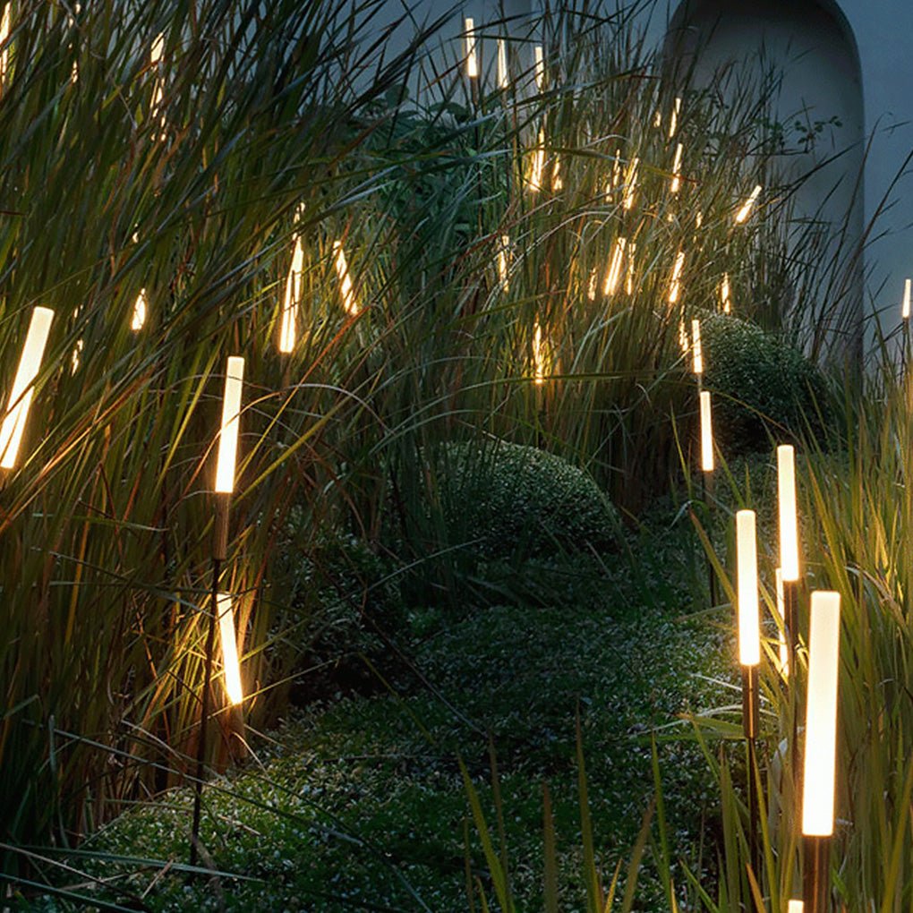 Low Voltage Landscape Lighting - Solar Outdoor Lights with Stainless Steel Frame, Warm White 3000K, 7 Height Options, Waterproof 6