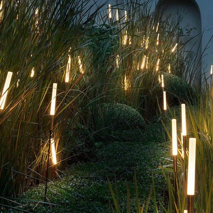 Low Voltage Landscape Lighting - Solar Outdoor Lights with Stainless Steel Frame, Warm White 3000K, 7 Height Options, Waterproof 6