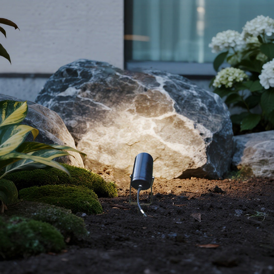 Low Voltage Landscape Spotlights - Waterproof Outdoor Lighting with Warm White LED, Durable Aluminum Design 0