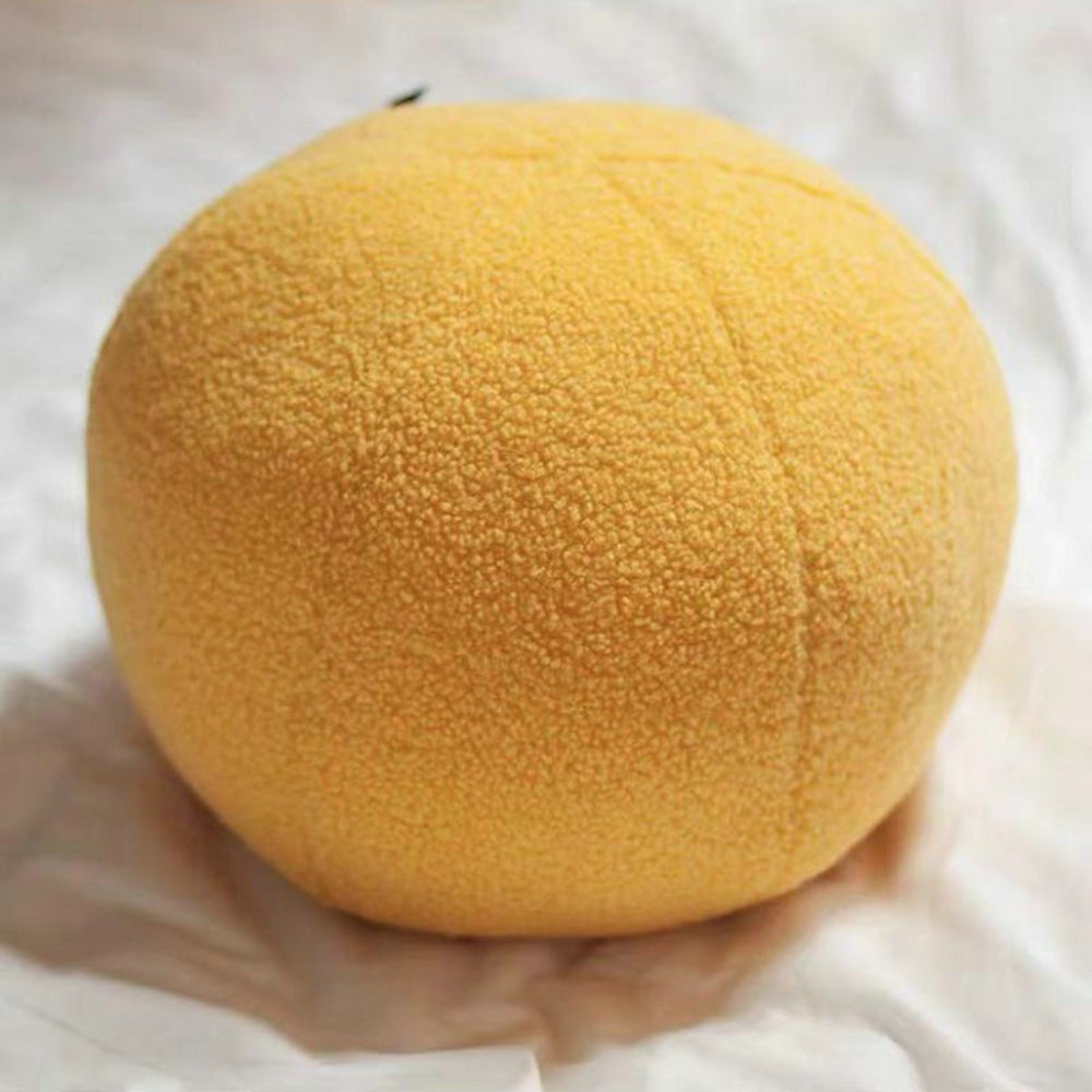 Luxury Bouclé Cushion – Soft Teddy Fleece Ball-Shaped Pillow for Modern Decor 6