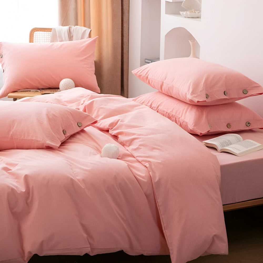 Luxury Breathable Bedding Set with 2 Pillowcases – Soft Cotton Scandinavian Design 2