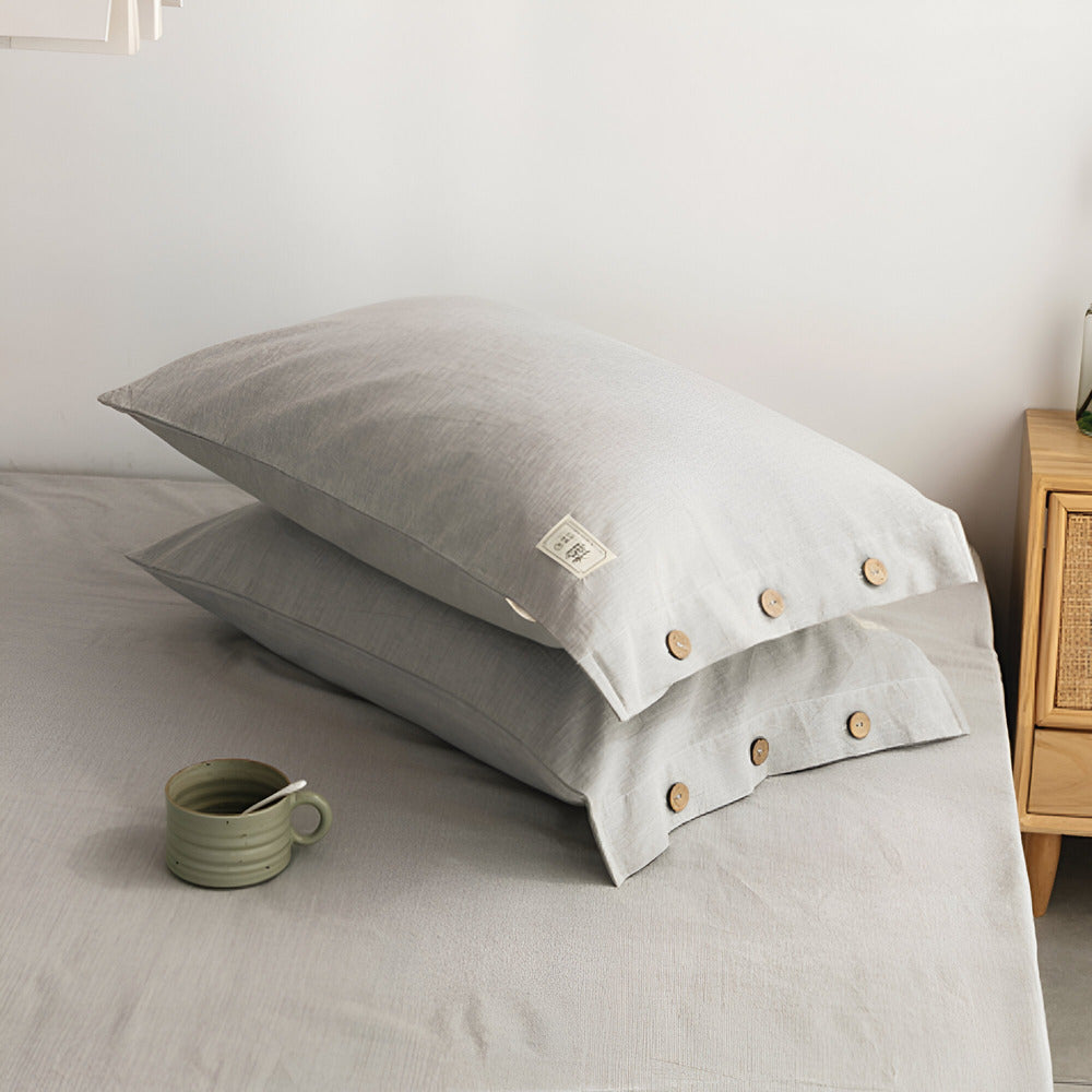Luxury Breathable Bedding Set with 2 Pillowcases – Soft Cotton Scandinavian Design 7
