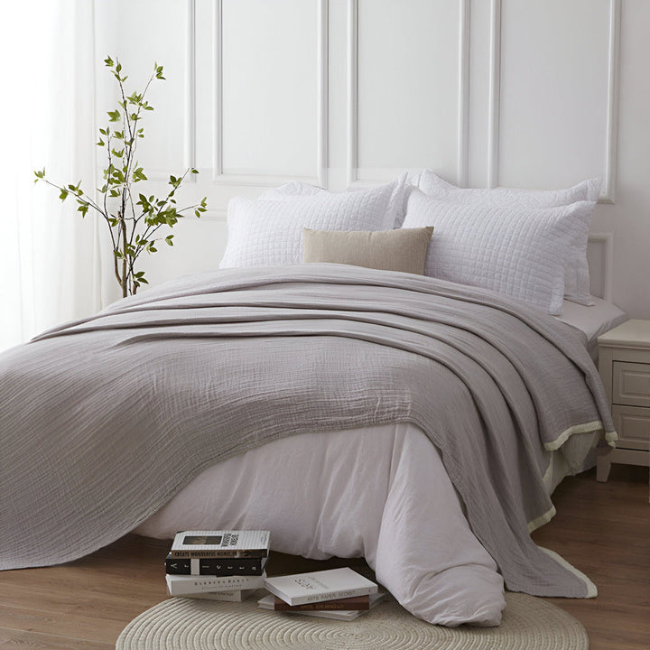 Luxury Multilayer Muslin Cotton Summer Blanket – Breathable and Soft for Warm Nights 6