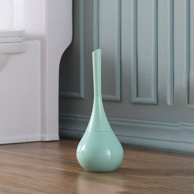 Luxury Toilet Brush with Holder – Splash-Free Hygienic Design for Modern Bathrooms, Matte Finish, Easy to Clean 4