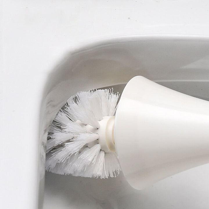 Luxury Toilet Brush with Holder – Splash-Free Hygienic Design for Modern Bathrooms, Matte Finish, Easy to Clean 6