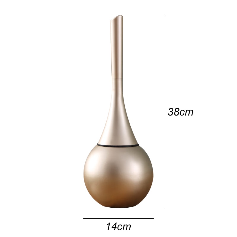 Luxury Toilet Brush with Holder – Splash-Free Hygienic Design for Modern Bathrooms, Matte Finish, Easy to Clean 7