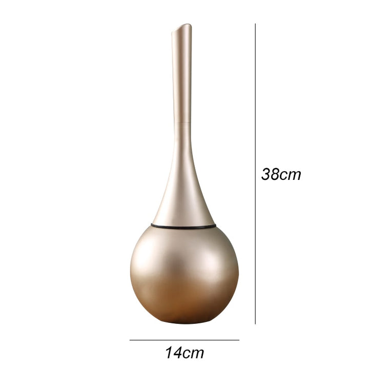 Luxury Toilet Brush with Holder – Splash-Free Hygienic Design for Modern Bathrooms, Matte Finish, Easy to Clean 7
