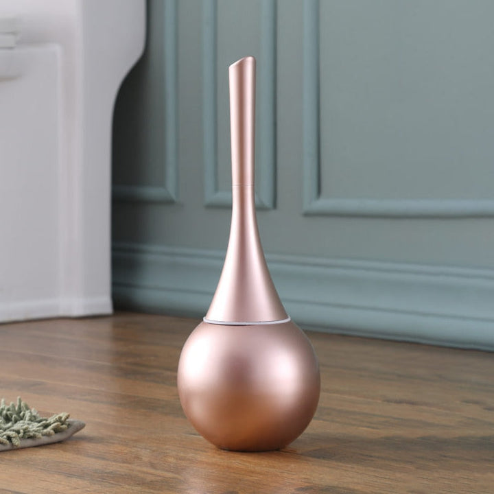 Luxury Toilet Brush with Holder – Splash-Free Hygienic Design for Modern Bathrooms, Matte Finish, Easy to Clean 8